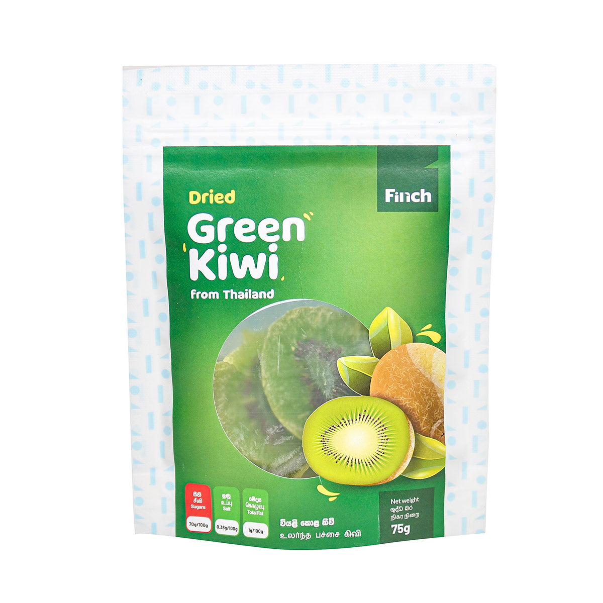 Finch Dried Green Kiwifruit - 75g