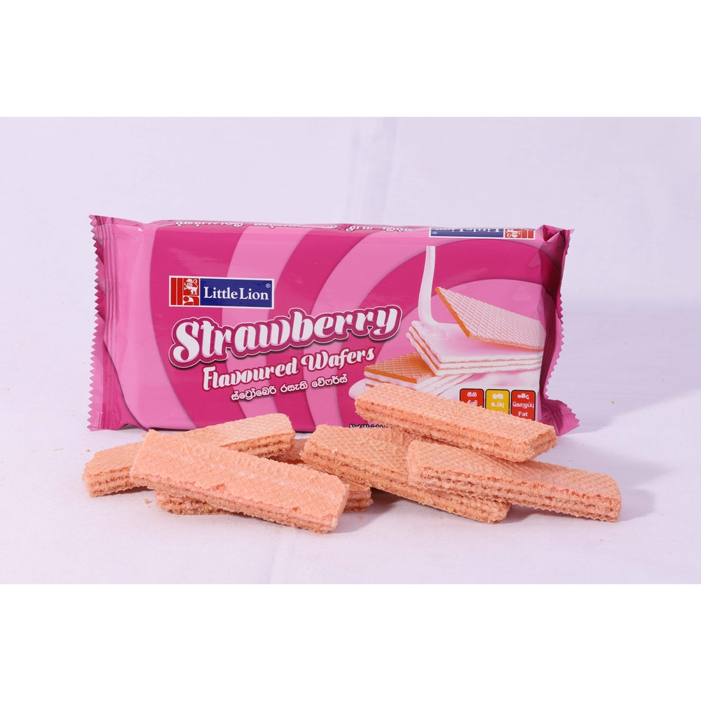 Little Lion Strawberry Wafers - 90 g