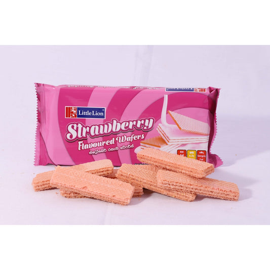 Little Lion Strawberry Wafers - 90 g