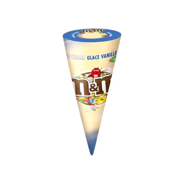 M&M Ice Cream Vanilla Cone