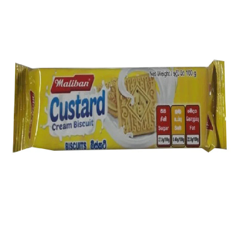 Maliban Custard Cream Biscuits - 100 g