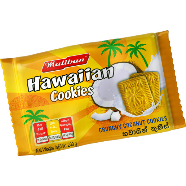 Maliban Hawaiian Cookies - 200 g