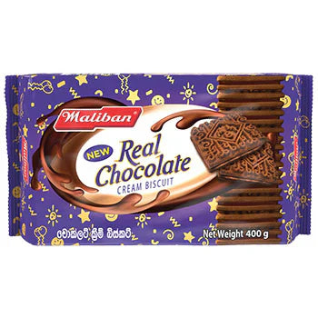 Maliban Real Chocolate Cream Biscuit - 400 g