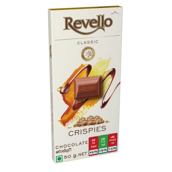 Revello Crispies Chocolate - 50 g