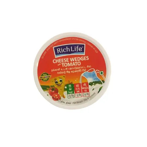 Richlife Cheese Wedges Pepper - 120g