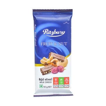 Ritzbury Fruit & Nut Chocolate - 93 g