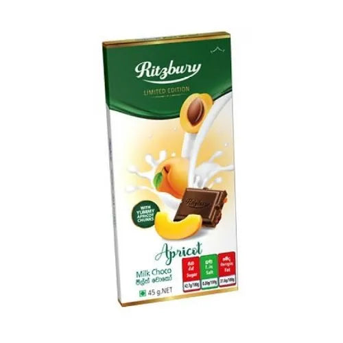 Ritzbury Apricot Milk Chocolate - 45 g