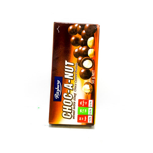 Ritzbury Choc-A-Nut Choco Coated Peanuts - 50 g