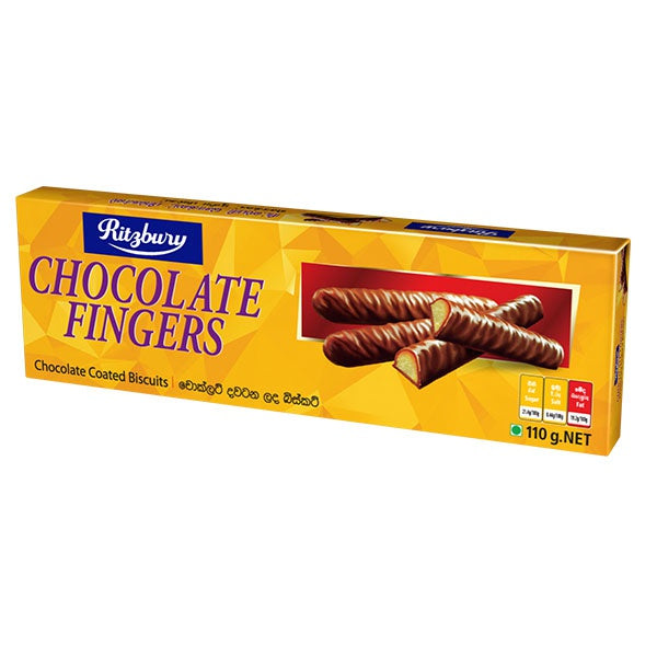 Ritzbury Chocolate Fingers - 110 g