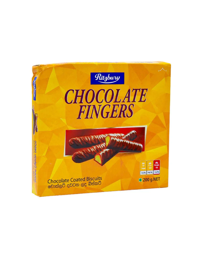 Ritzbury Chocolate Fingers - 200 g