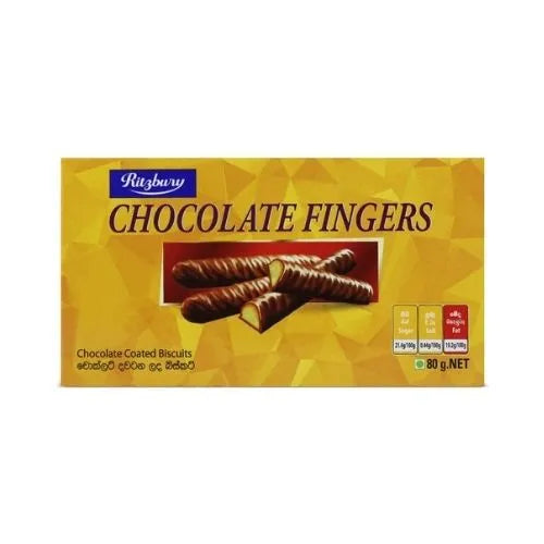 Ritzbury Chocolate Fingers - 80 g