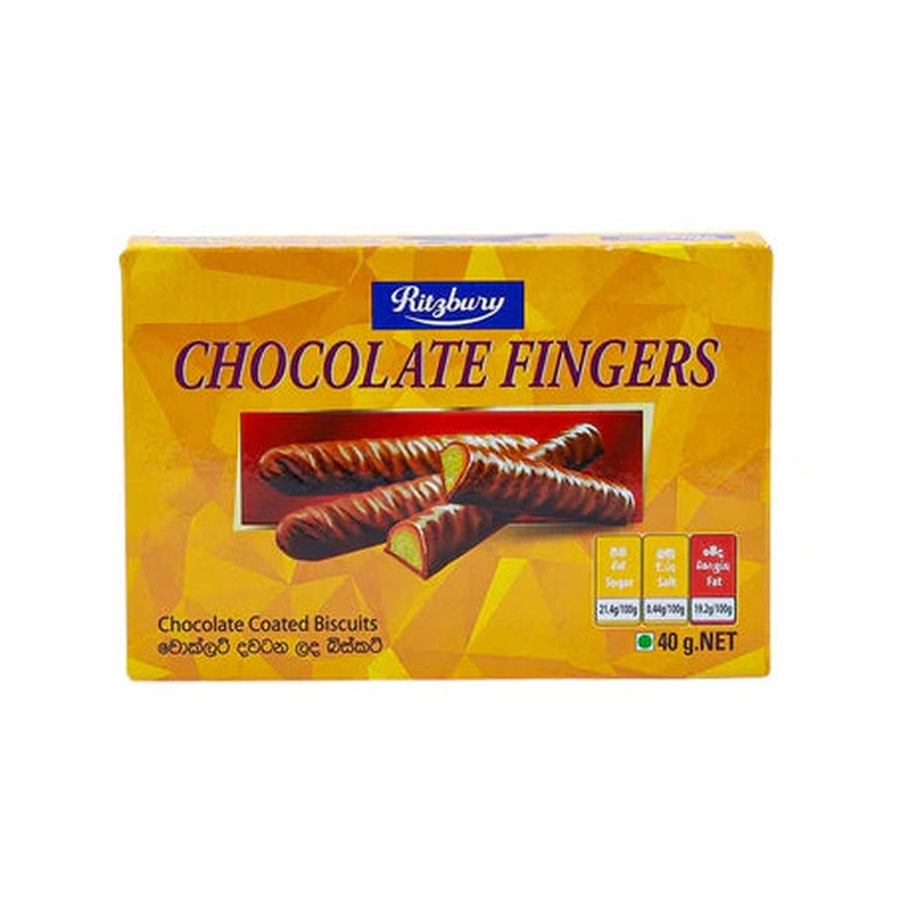 Ritzbury Chocolate Fingers - 45 g