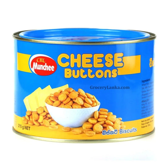 Munchee Cheese Buttons Biscuits - 215 g