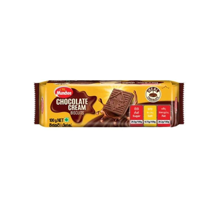 Munchee Chocolate Cream Biscuits - 100 g