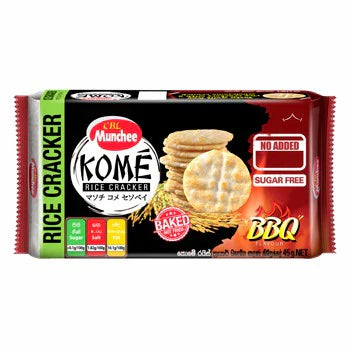 Munchee Kome Rice Crackers BBQ  - 45 g