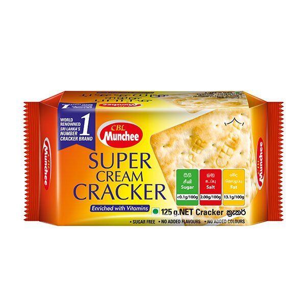 Munchee Super Cream Cracker - 125 g