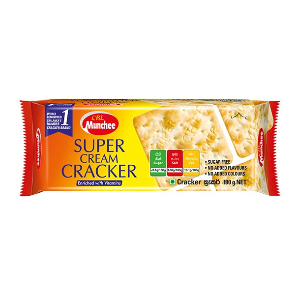 Munchee Super Cream Cracker - 190 g